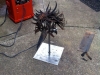 welding bird head stand