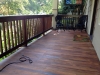 refinishing porch with stain