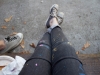 paint splattered jeans